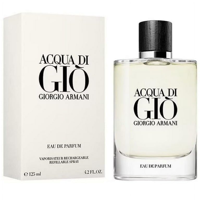 Acqua di Gio Refillable Parfum by Giorgio Armani 4.2 oz EDP Spray