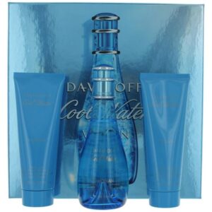 Cool Water by Davidoff 3.4 oz EDT 3pc