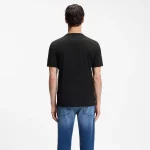 Camiseta de algodón con gran logo tonal - Imagen de 4