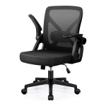 Silla de Escritorio Ergonómica de 300 Lbs con Soporte Lumbar Ajustable en Malla